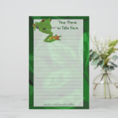 Tropische kikkervisserij briefpapier (Staand voorkant)