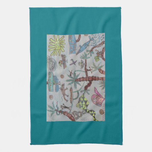 Tropische kinder theedoek (Verticaal)