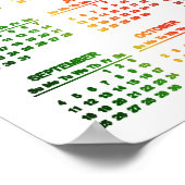 Tropische Kleuren 2016 Kalender Poster (Hoek)