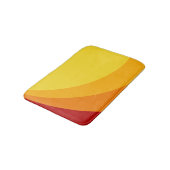 Tropische kleuren Bath Mat - Red Oranje Summer Ret (Gekanteld)