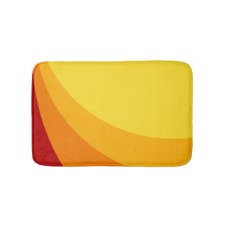 Tropische kleuren Bath Mat - Red Oranje Summer Ret