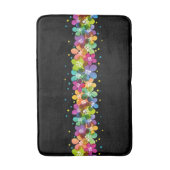 Tropische kleuren Bloemengrafiek Badmat (Voorkant Verticaal)