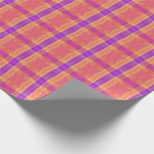 Tropische kleuren in Glas in lood Cadeaupapier (Hoek)