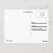 Tropische kleuren van Bermuda Briefkaart (Achterkant)