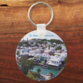 Tropische kleuren van Bermuda Sleutelhanger (Voorkant)