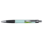 Tropische Kleurrijke Ara Vogel & Monogram Pen (Achterkant)