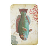 Tropische, kleurrijke Caribische vis en koraal Badmat (Voorkant Verticaal)