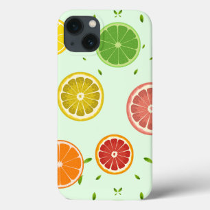 Tropische kleurrijke Citrus ZOMER Sinaasappel citr Case-Mate iPhone Case