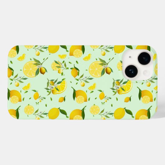 Tropische kleurrijke Citrus ZOMER Sinaasappel citr Case-Mate iPhone Case (Achterkant (horizontaal))
