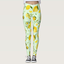 Tropische kleurrijke Citrus ZOMER Sinaasappel citr Leggings