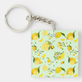 Tropische kleurrijke Citrus ZOMER Sinaasappel citr Sleutelhanger