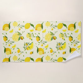 Tropische kleurrijke Citrus ZOMER Sinaasappel citr Strandlaken