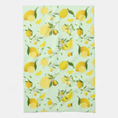 Tropische kleurrijke Citrus ZOMER Sinaasappel citr Theedoek (Verticaal)