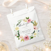 Tropische kleurrijke herfst bloemen dank u bruilof bedankzakje (Geknipt)