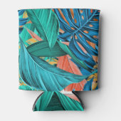 Tropische kleurrijke olievlek laat Natuur over Blikjeskoeler (Voorkant)