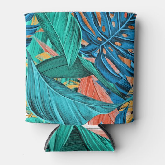 Tropische kleurrijke olievlek laat Natuur over Blikjeskoeler (Voorkant)