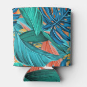 Tropische kleurrijke olievlek laat Natuur over Blikjeskoeler (Achterkant)