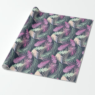 Tropische Kleurrijke Palmenbladeren Cadeaupapier