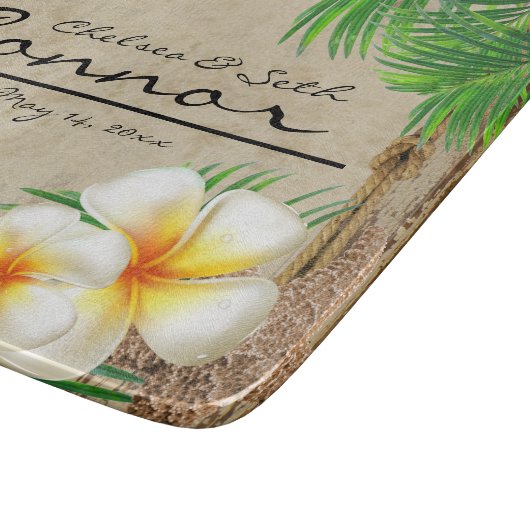 Tropische knolvorm snijplank (Hoek)