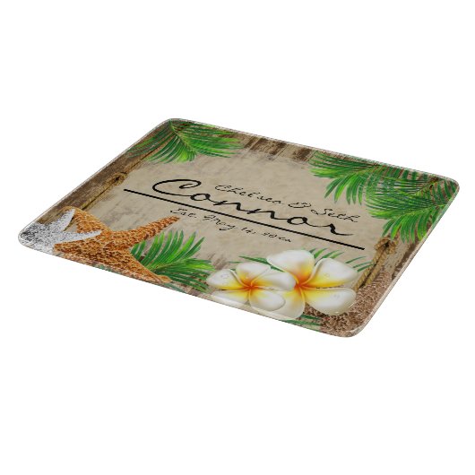 Tropische knolvorm snijplank (Hoek)