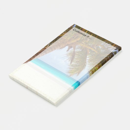 Tropische koelingsband post-it® notes (Schuin)