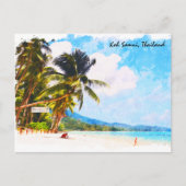Tropische Koh Samui Thailand strand paradijs Briefkaart (Voorkant)
