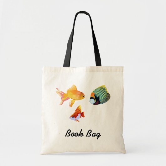 Tropische Koi-boekzak Tote Bag (Voorkant)