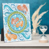 Tropische Koi Mandala Fotoplaat (Zijkant)