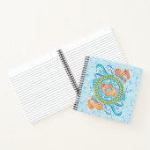 Tropische Koi Mandala | Levendige Ocean Zen Art Notitieboek (Binnen)