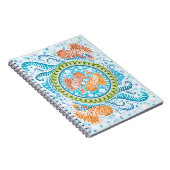 Tropische Koi Mandala Notitieboek (Rechterzijde)