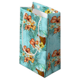 TROPISCHE KOKOSDRANKEN EN HIBISCUSBLOEMEN KLEIN CADEAUZAKJE