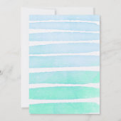 Tropische kokosnoot Aloha Birthday Uitnodiging (Achterkant)