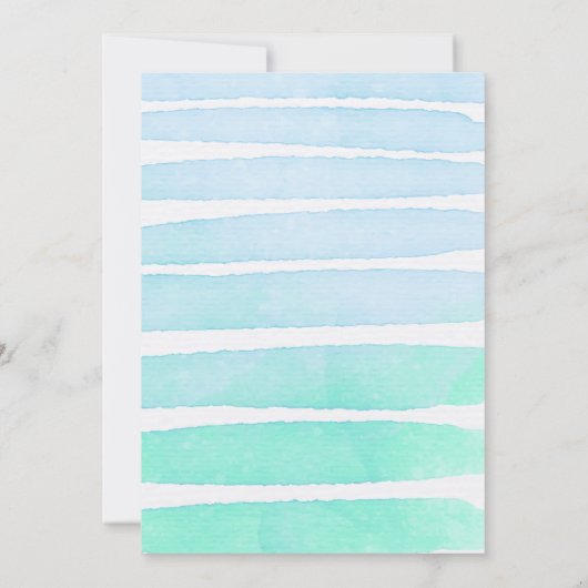 Tropische kokosnoot Aloha Birthday Uitnodiging (Achterkant)