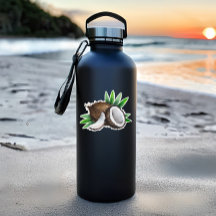 Tropische kokosnoot Die-Cut-Sticker | Kokosse Stic