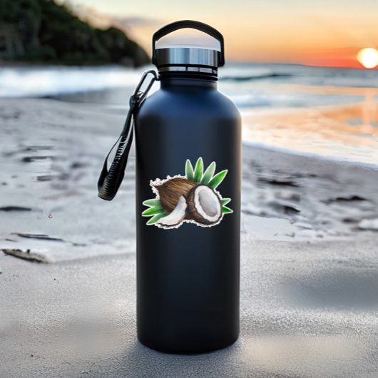 Tropische kokosnoot Die-Cut-Sticker | Kokosse Stic Sticker