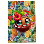 Tropische Kokosnoot Medium Cadeauzakje (Voorkant)