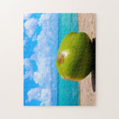 Tropische kokosnoten Guam. Legpuzzel (Verticaal)
