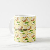 Tropische kokosnoten koffiemok (Voorkant links)
