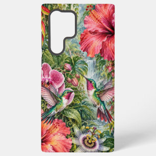 Tropische Kolibrie Hoestelcase Samsung Galaxy Hoesje