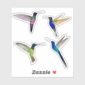 Tropische Kolibries Sticker (Vel)