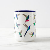 Tropische kolibries tweekleurige koffiemok (Center)