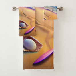 Tropische koortsvlek bad handdoek