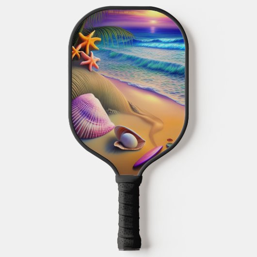 Tropische koortsvlek pickleball paddle (Voorkant)