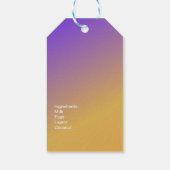 Tropische koquito Recipe Drink Coconut Egg Nog Cadeaulabel (Achterkant)