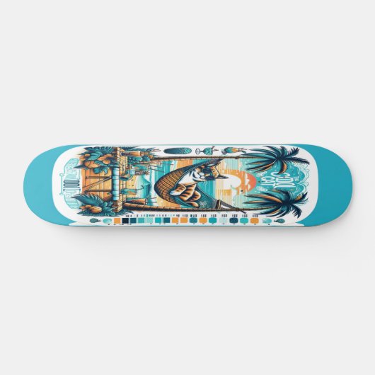 Tropische koude persoonlijk skateboard (Horizontaal)