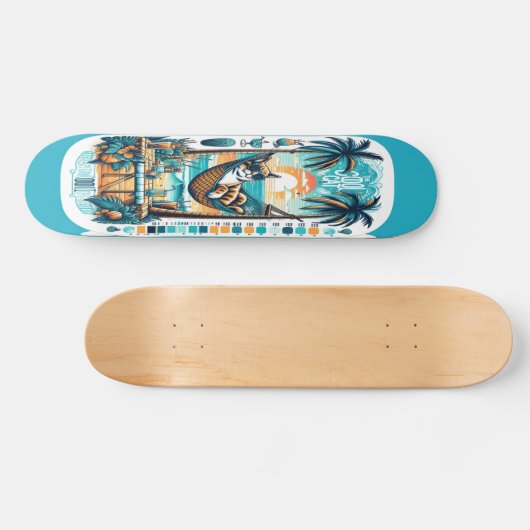 Tropische koude persoonlijk skateboard (Horizontaal)