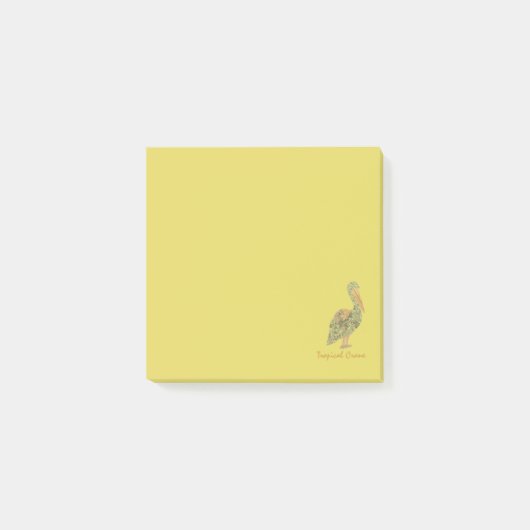 Tropische kraan post-it® notes (Voorkant)