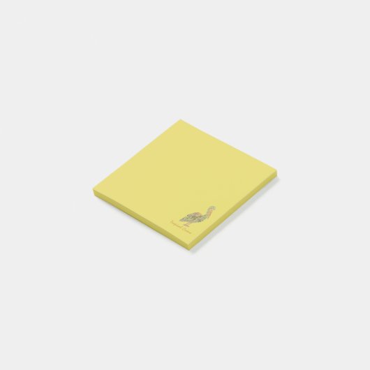 Tropische kraan post-it® notes (Schuin)