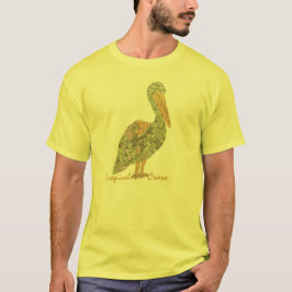 Tropische kraan t-shirt