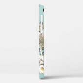 Tropische kraanvogel, papegaai, lotusvloed Case-Mate iPhone case (Achterkant / Links)